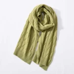 Shawl Long Scarves New Fashion Thick Warm Outdoor Soft Crochet Women Winter Knitted Custom Scarf Cashmere