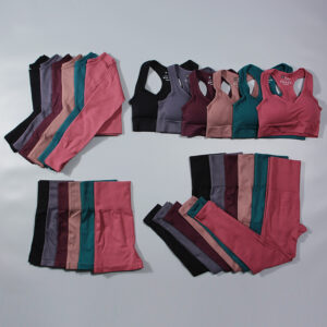 sportswear yoga set Tights top for seamless Sport - Image 5