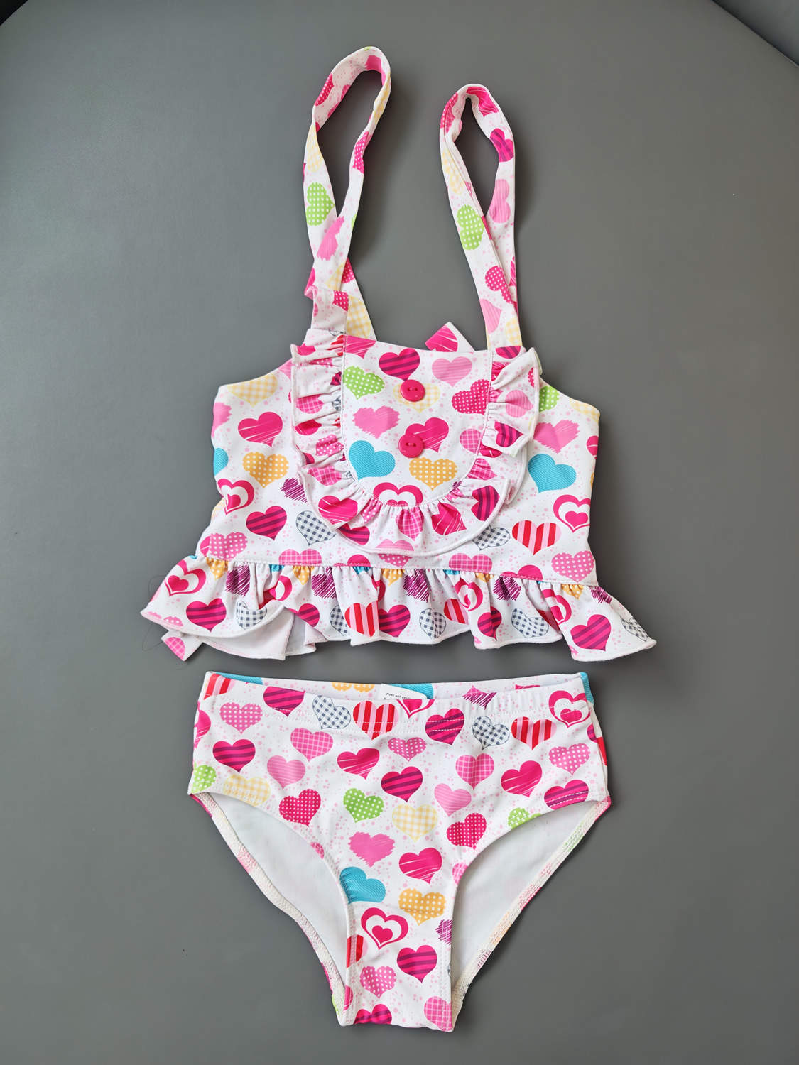 微信图片_20250625101501 YOLIFE Girls Swimsuit Beach Bikini Children Toddler Two Piece Sets Kids Swimwear Baby Pretty - Image 1