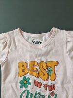 YOLIFE 100% Organic Cotton T Shirts Oversized Loose Fit Short Sleeved Baby Tee-Shirts - Image 4